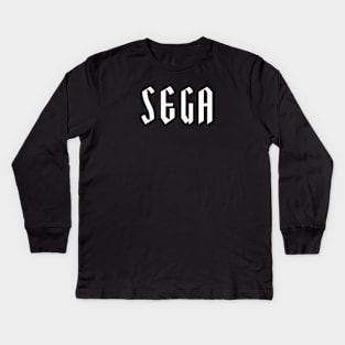 Sega 195X White Kids Long Sleeve T-Shirt